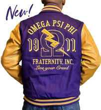 Load image into Gallery viewer, NEW! Omega Wool Letterman Jacket