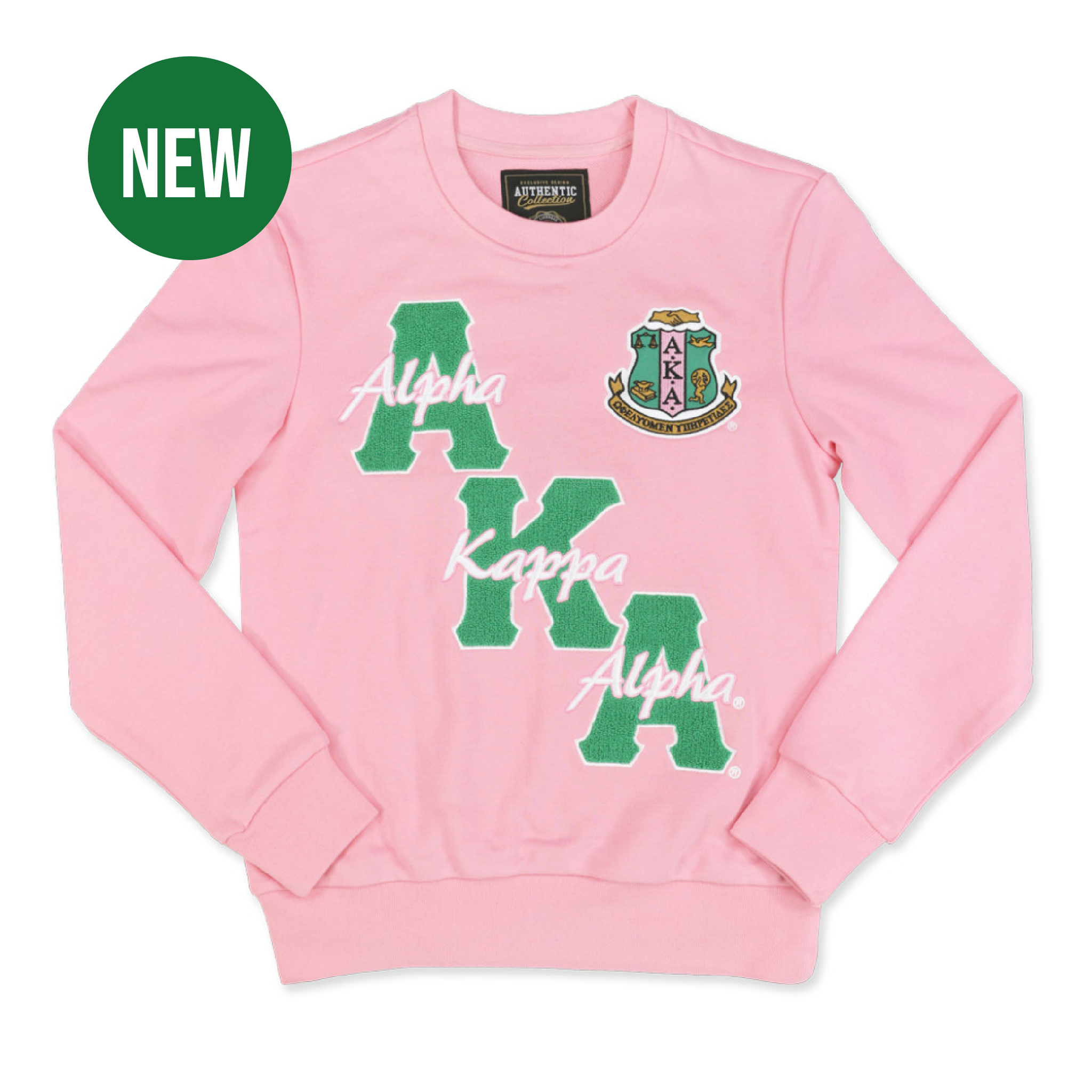 NEW! Pink AKA Sweatshirt with Chanel Embroidery